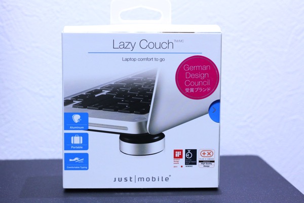 JustMobile LazyCouch アルミニウム製ノートPC冷却スタンド3